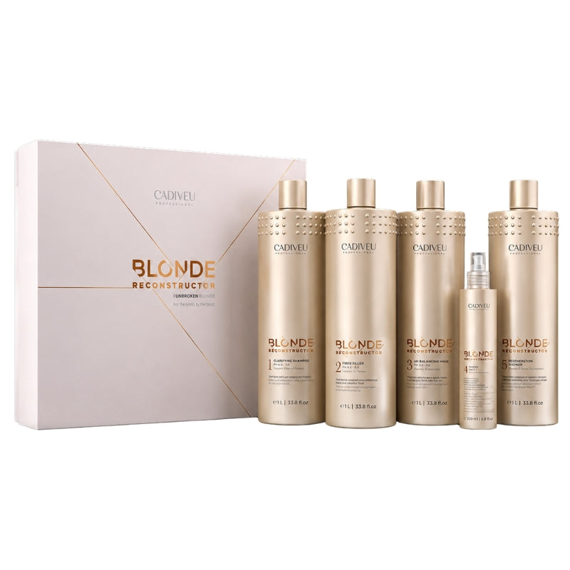 Kit Reconstruction Cheveux Blonds Cadiveu Blonde Reconstructor 2