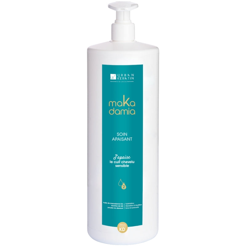 Soin Apaisant Cheveux Sensible Makadamia Urban Keratin 1L