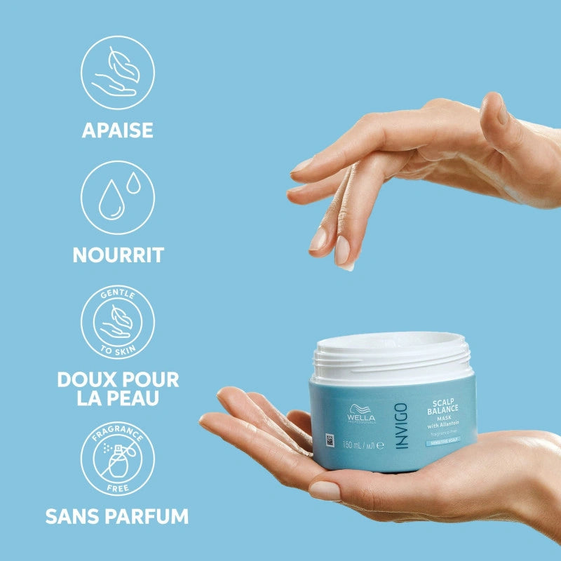 Masque Cuir Chevelu Sensible Invigo Balance Wella 7