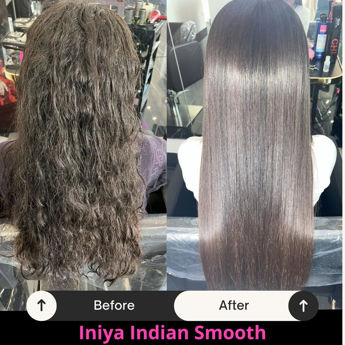 Lissage Indien Iniya Indian Smooth  Avant Aprés