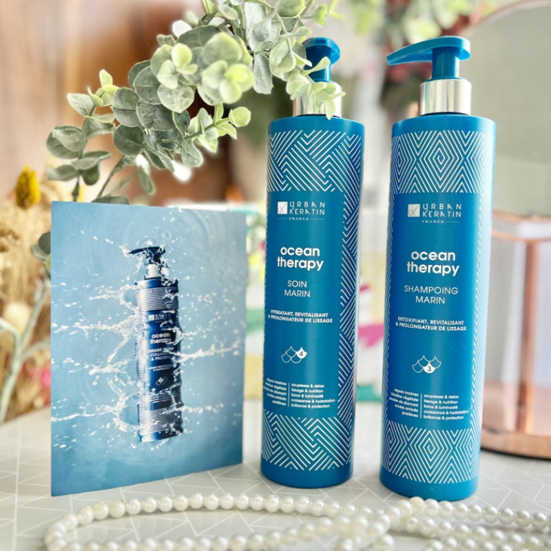 Box Pro Lissage Marin Ocean therapy Urban Keratin 6x400ml