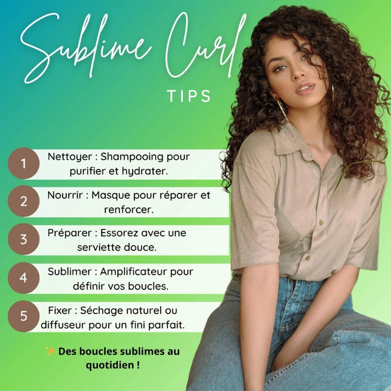 Gamme Iniya Sublime Curl Routine Cheveux Bouclés 2