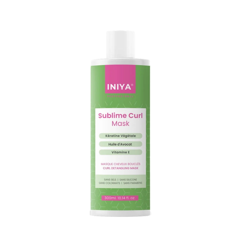 Gamme Iniya Sublime Curl Routine Cheveux Bouclés Masque