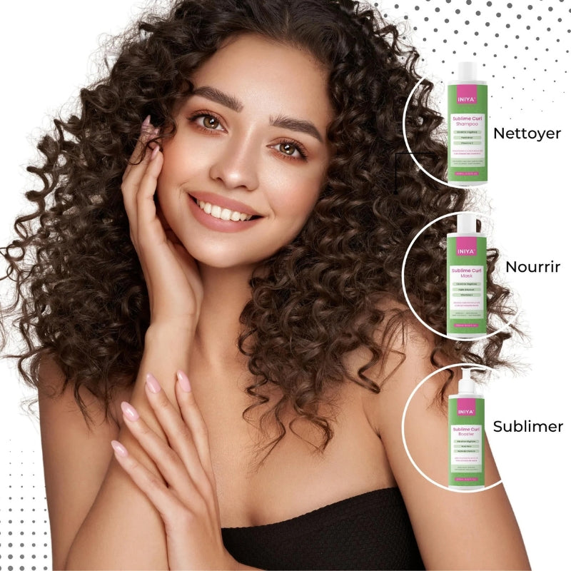 Gamme Iniya Sublime Curl Routine Cheveux Bouclés