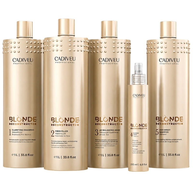 Kit Reconstruction Cheveux Blonds Cadiveu Blonde Reconstructor