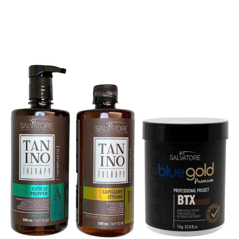 Kit Salvatore Tanino Therapy Lissage 2x500ml + Btx 1Kg