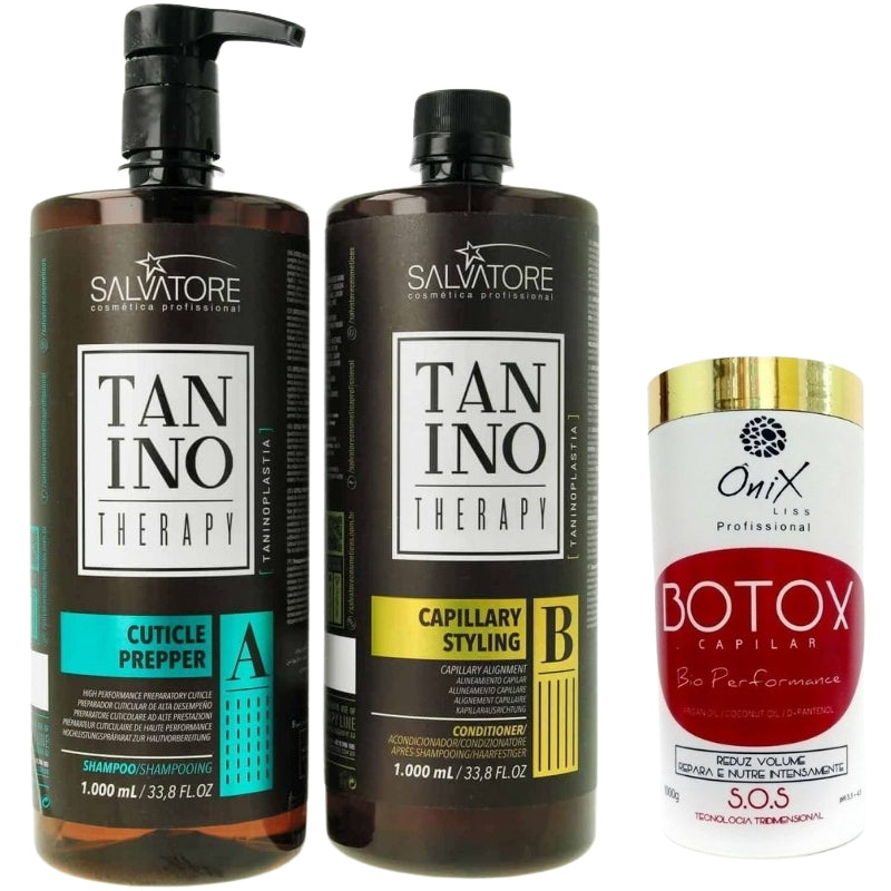 Lissage Au Tanin Tanino Therapy 1L + 1KgBtx Onix Liss