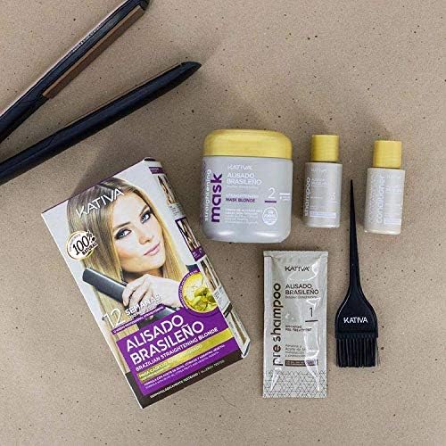 Kativa Cheveux Blond Lissage Brésilien 