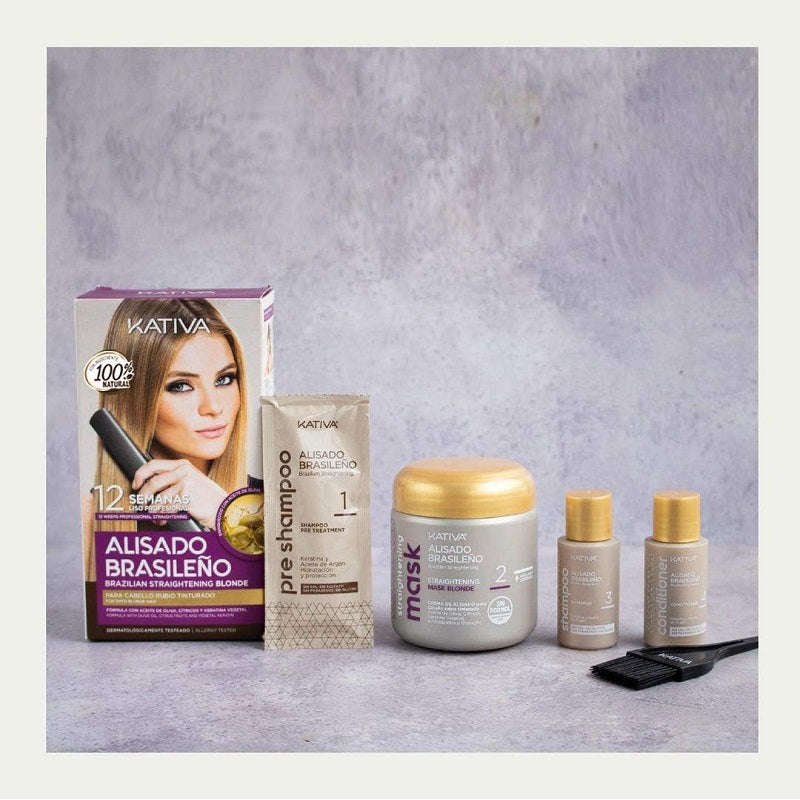 Kativa Cheveux Blond Lissage