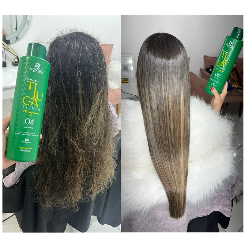 Lissage Brésilien TopHair Tijuca Protein Avant Aparés