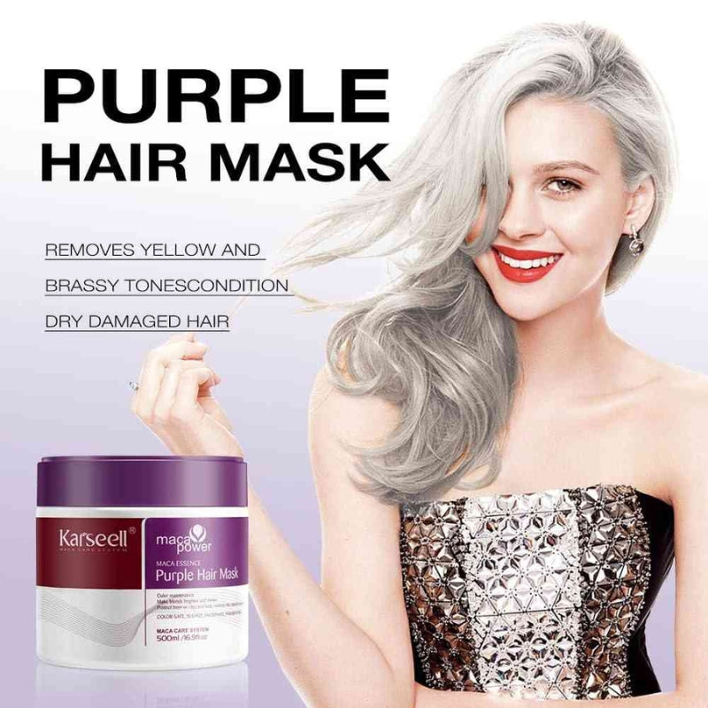 Masque capillaire violet Karseell 1