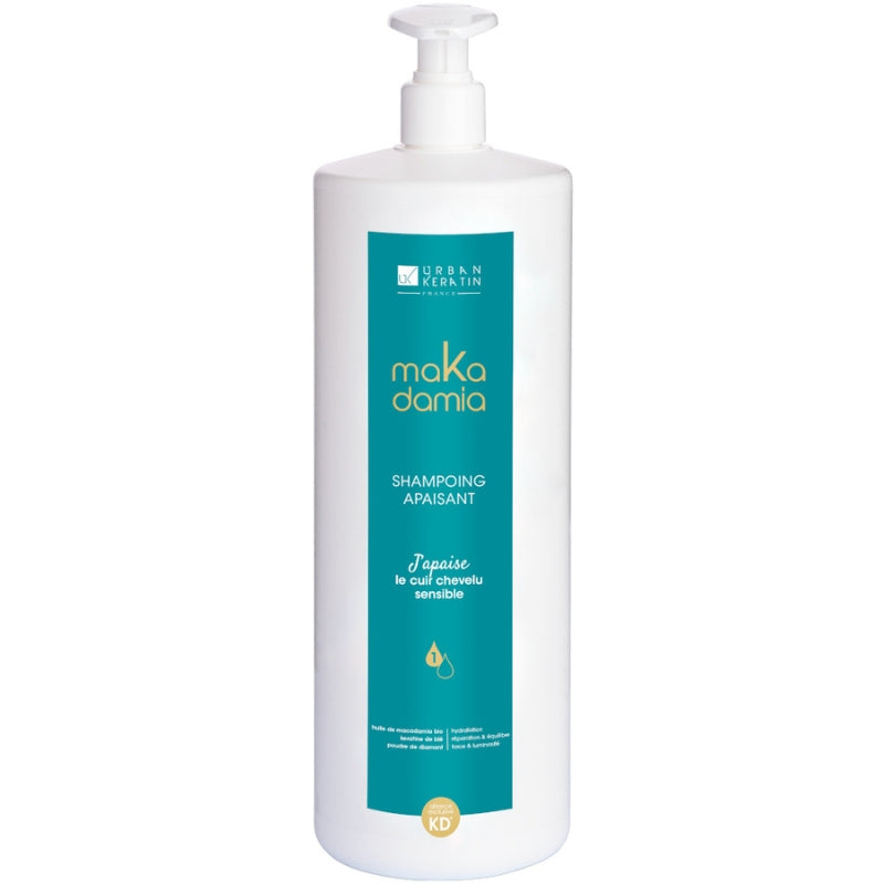 Shampoing Apaisant Cheveux Sensible Makadamia Urban Keratin 1L