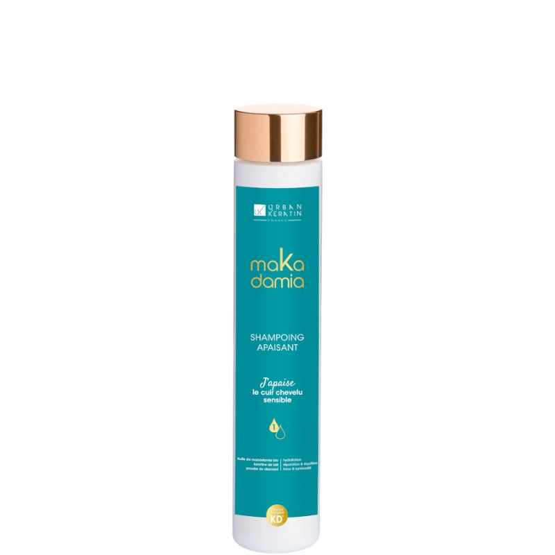Shampoing Apaisant Cheveux Sensible Makadamia Urban Keratin 250ml