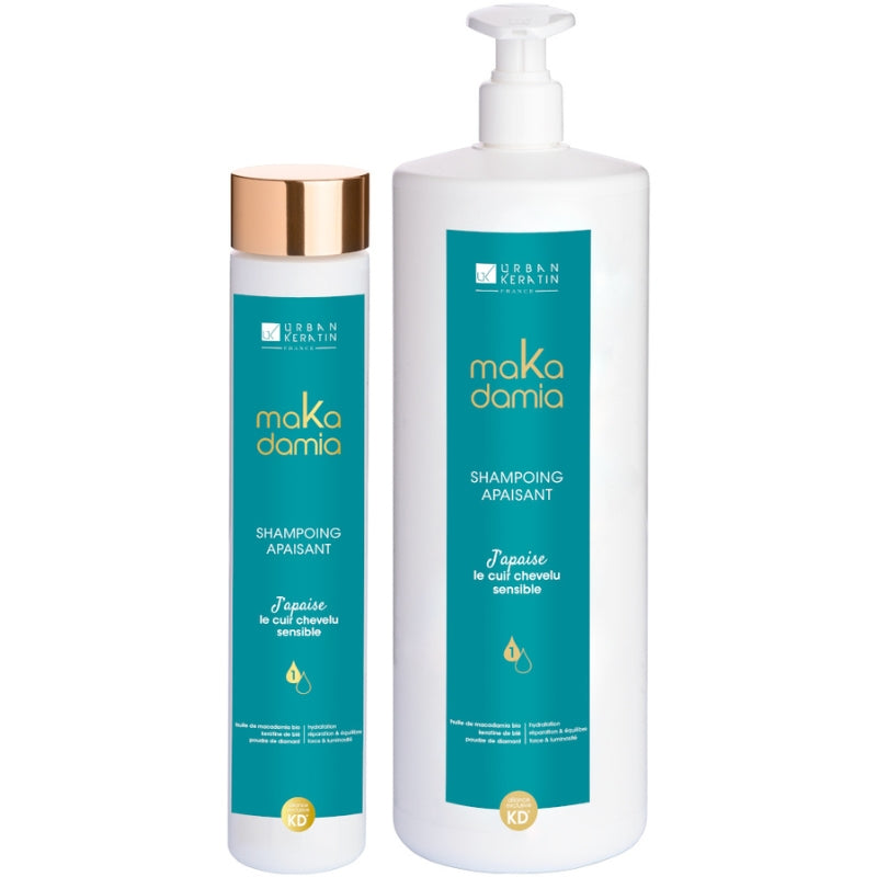 Shampoing Apaisant Cheveux Sensible Makadamia Urban Keratin