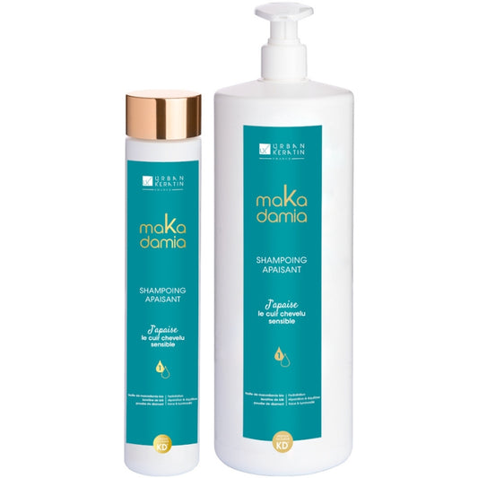 Shampoing Apaisant Cheveux Sensible Makadamia Urban Keratin