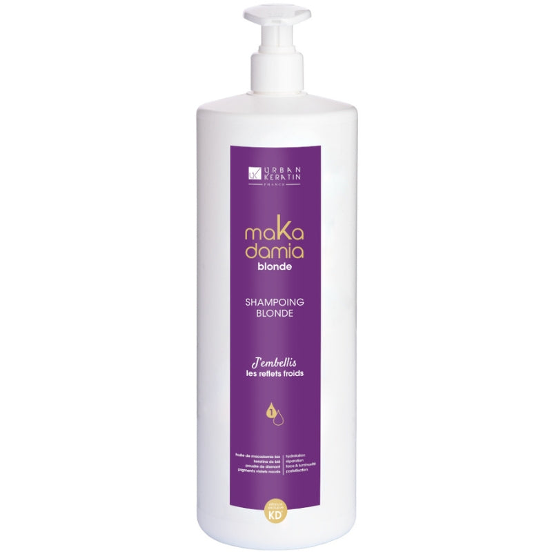 Shampoing Cheveux Blonds Makadamia Urban Keratin 1L