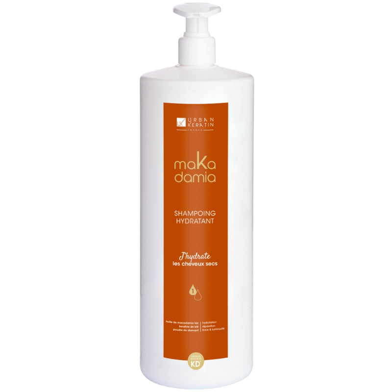 Shampoing Hydratant Cheveux Secs Makadamia Urban Keratin 1L
