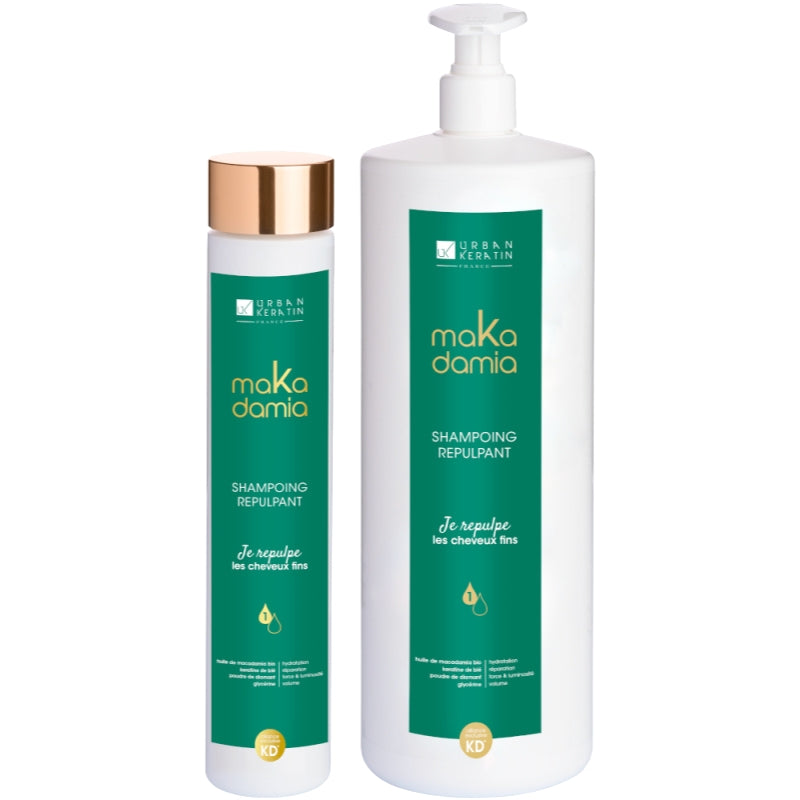 Shampoing Repulpant Cheveux Fins Makadamia Urban Keratin