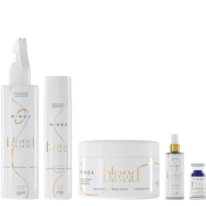 Soin Capillaire Minoa Blond Action Pour Cheveux Blonds Méchés Décolorés