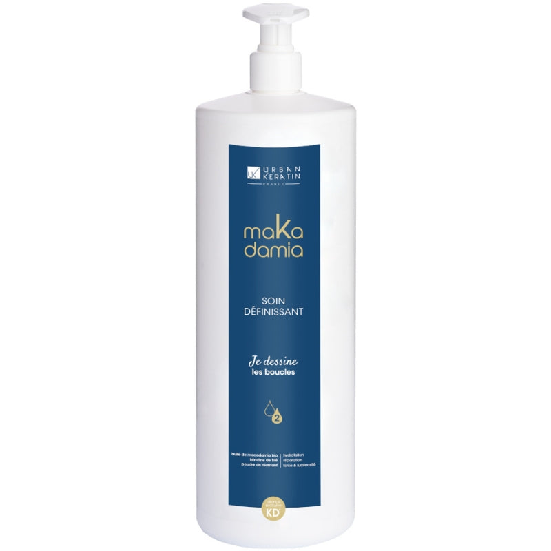 Soin Définissant Cheveux Boucles Makadamia Urban Keratin 1L