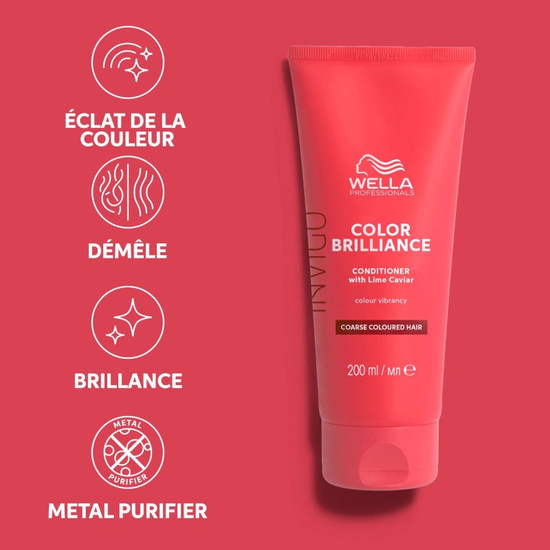 Conditionneur Couleur Cheveux épais Invigo Color Brilliance Wella 5