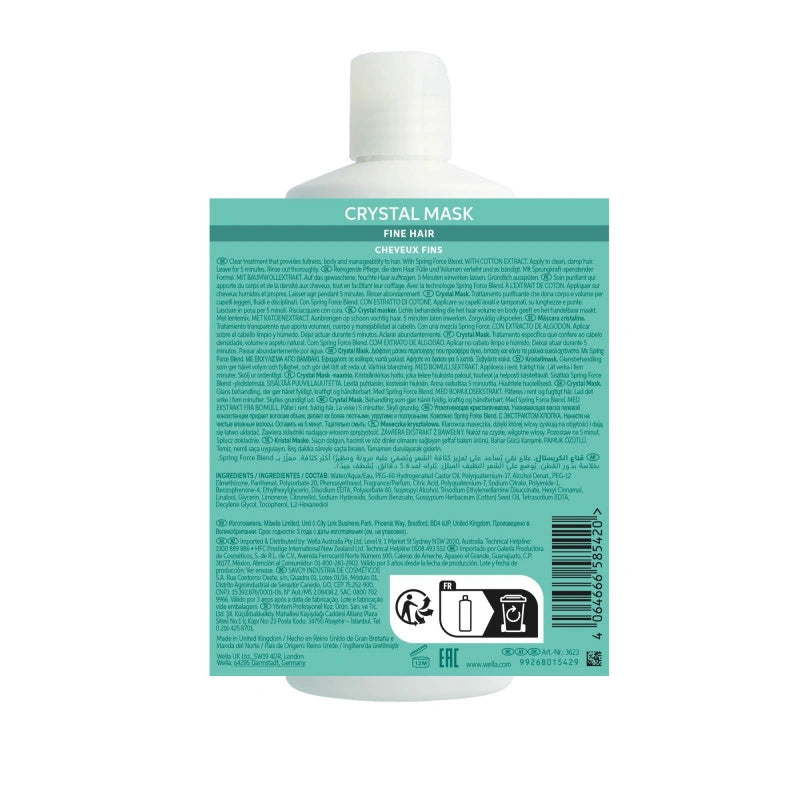 Masque Volumisant Crystal Invigo Volume Boost Wella 1