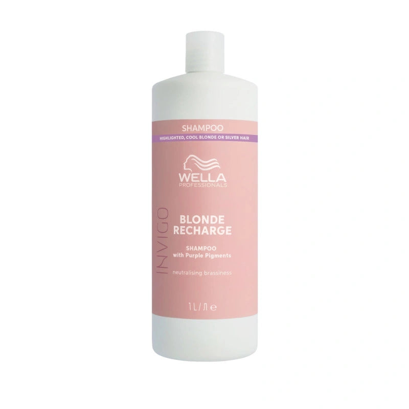 Shampooing Blond Froid Invigo Blonde Recharge Wella 1L
