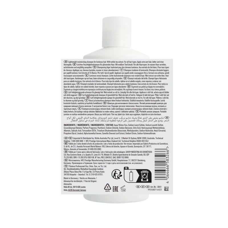 Shampooing Brillance Oil Reflections Wella 4