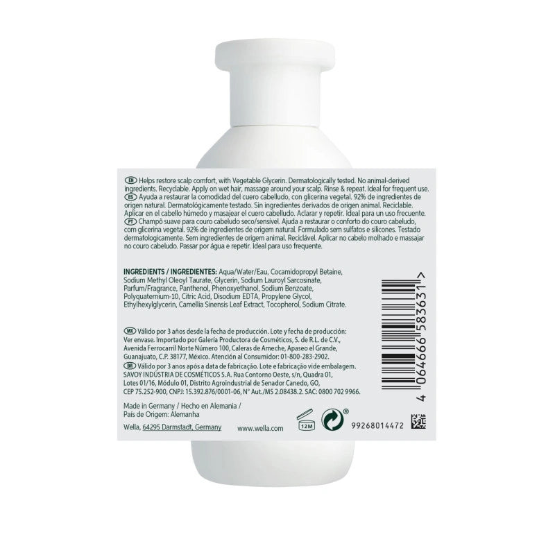 Shampooing Cuir Chevelu Sec & Sensible Elements Calming Wella 9