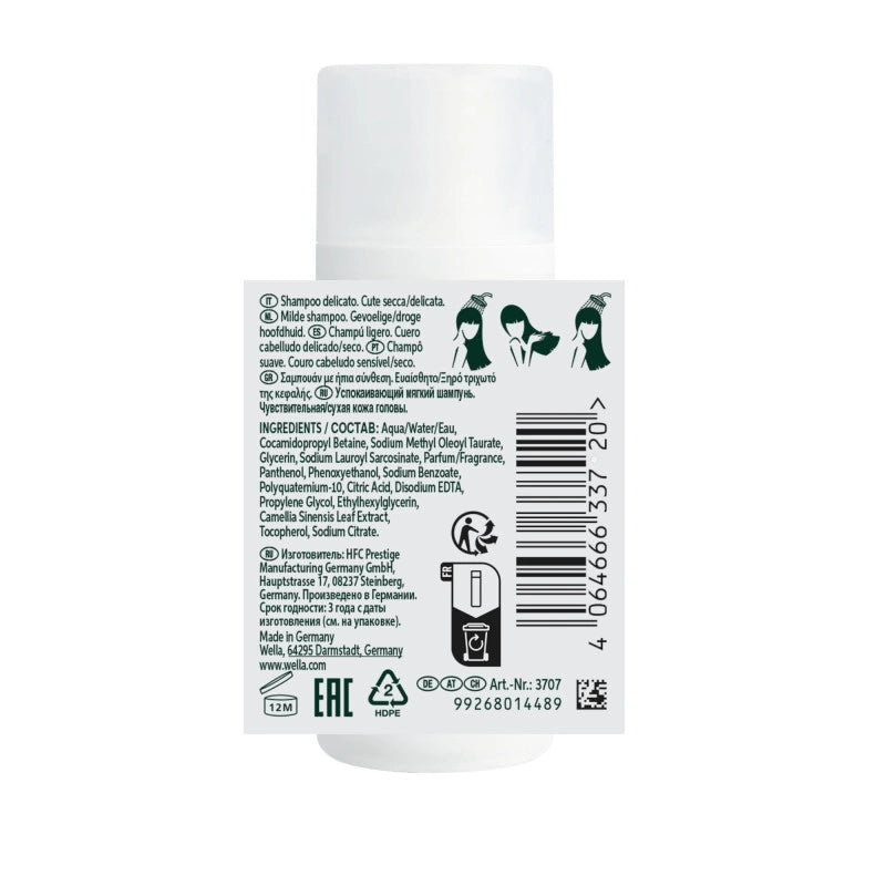 Shampooing Cuir Chevelu Sec & Sensible Elements Calming Wella 1