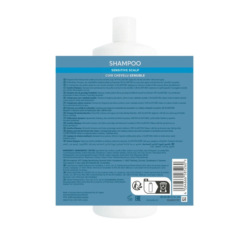 Shampooing Cuir Chevelu Sensible Invigo Balance Wella 3