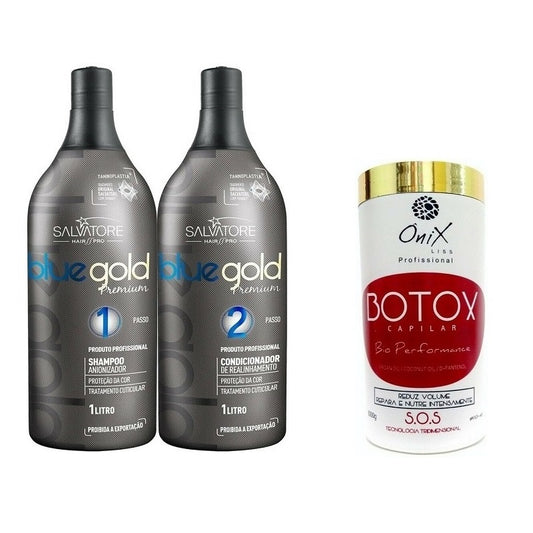 Lissage Au Tanin Bleu Gold Btx Onix Liss