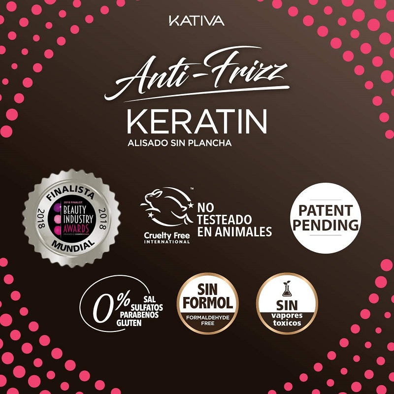 Kativa Kératine Sans Fer à Lisser Xtrem Care 4