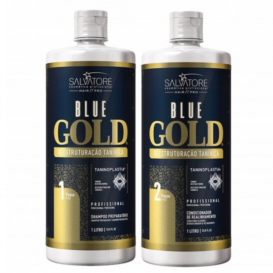 Lissage Salvatore Blue Gold Taninoplastie 