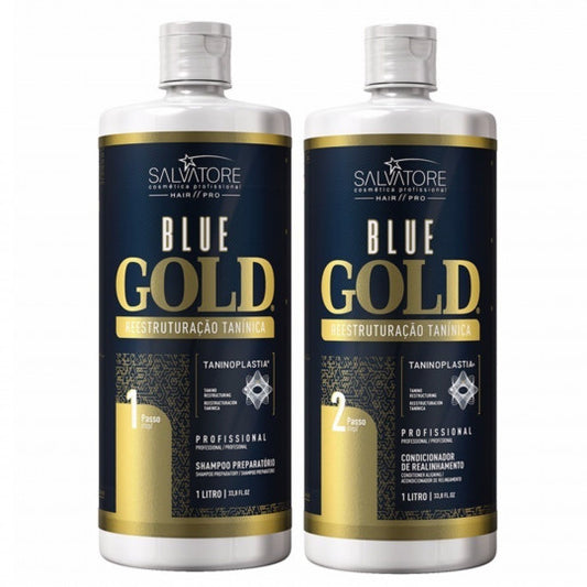 Lissage Salvatore Blue Gold Taninoplastie 